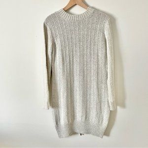 Dynamite Zip Back Knit Sweater Dress